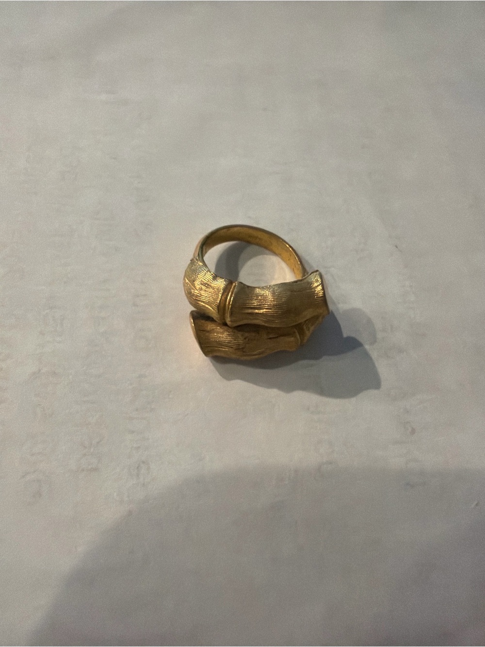Napier Gold Tone Wide Band Ring Band Style, No Main/Secondary Stone, 0 Gemstones